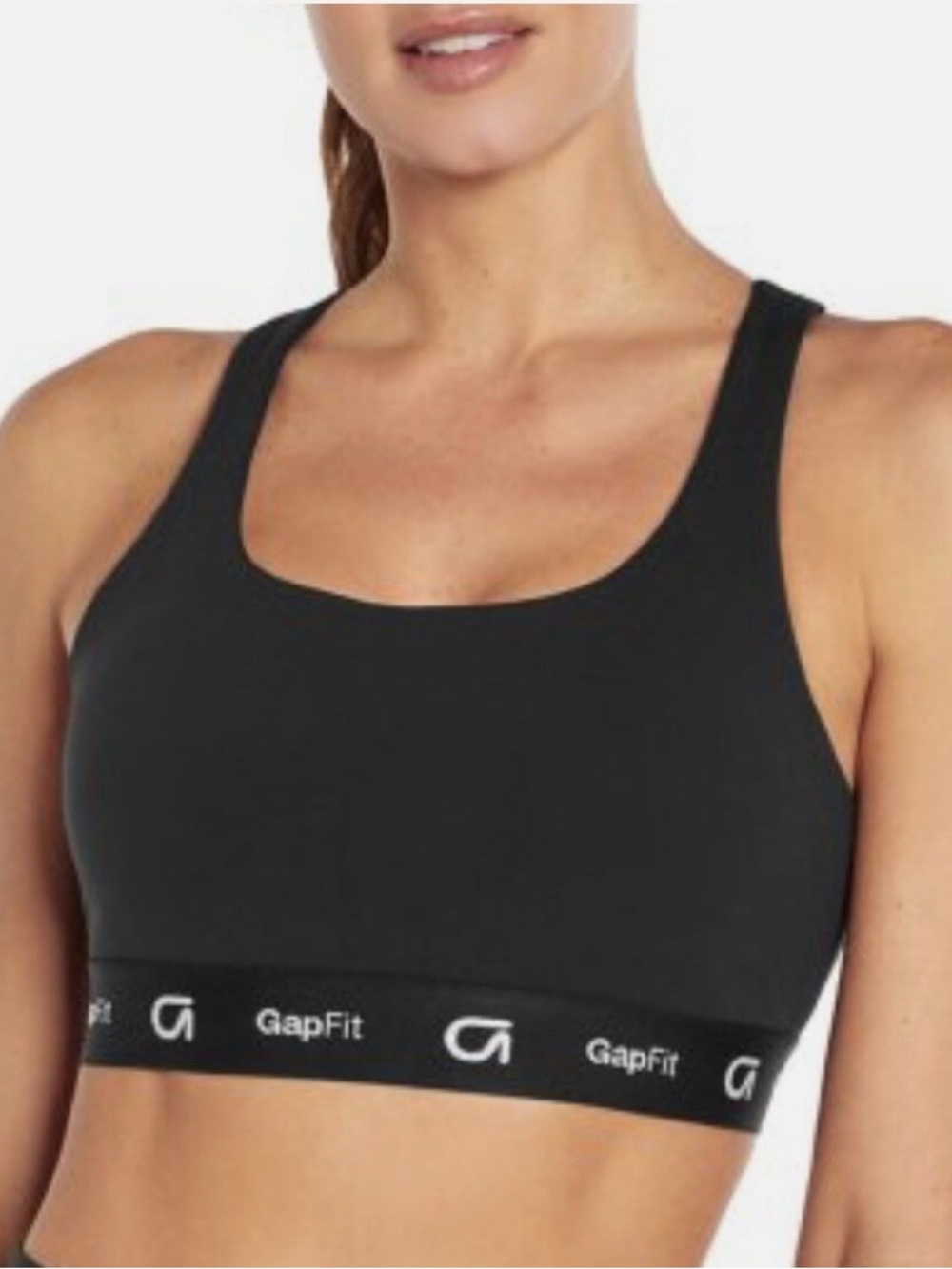 Gap Fit Women’s 4-Way Stretch Moisture Wicking  Racerback Sports Bra XL EUC